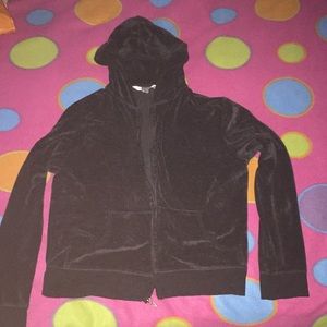 Victorias Secret velour hoodie zip up.